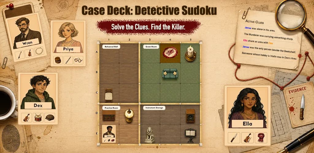 Case Deck, Murder-Mystery Deduction preview